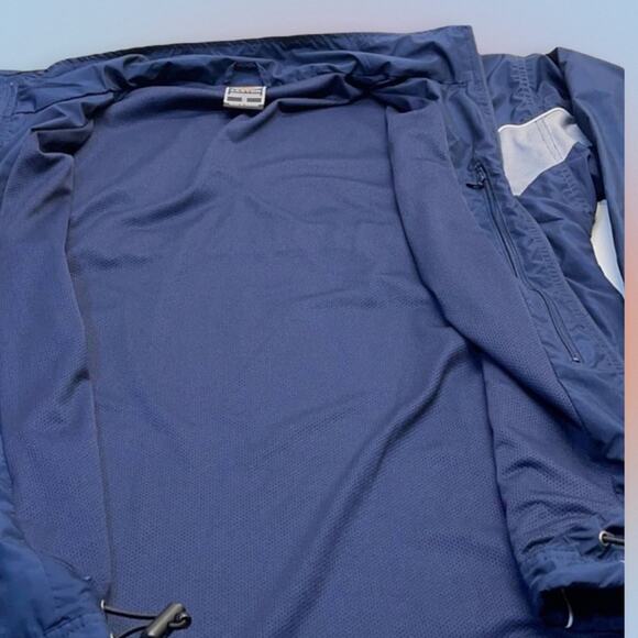 EASTON BASEBALL Mens Blue Full Zip Wind Jacket - Picture 4 of 6